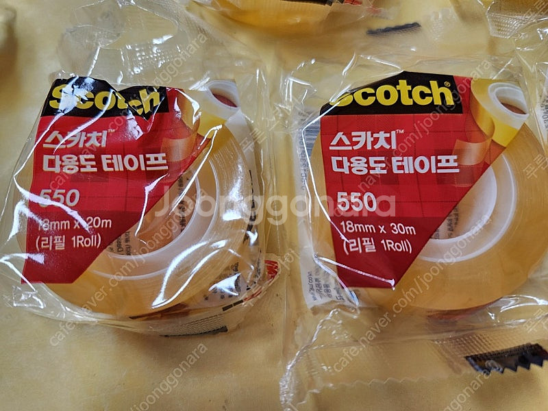 스카치 다용도 테이프 새상품 디스펜서 & 리필--4
