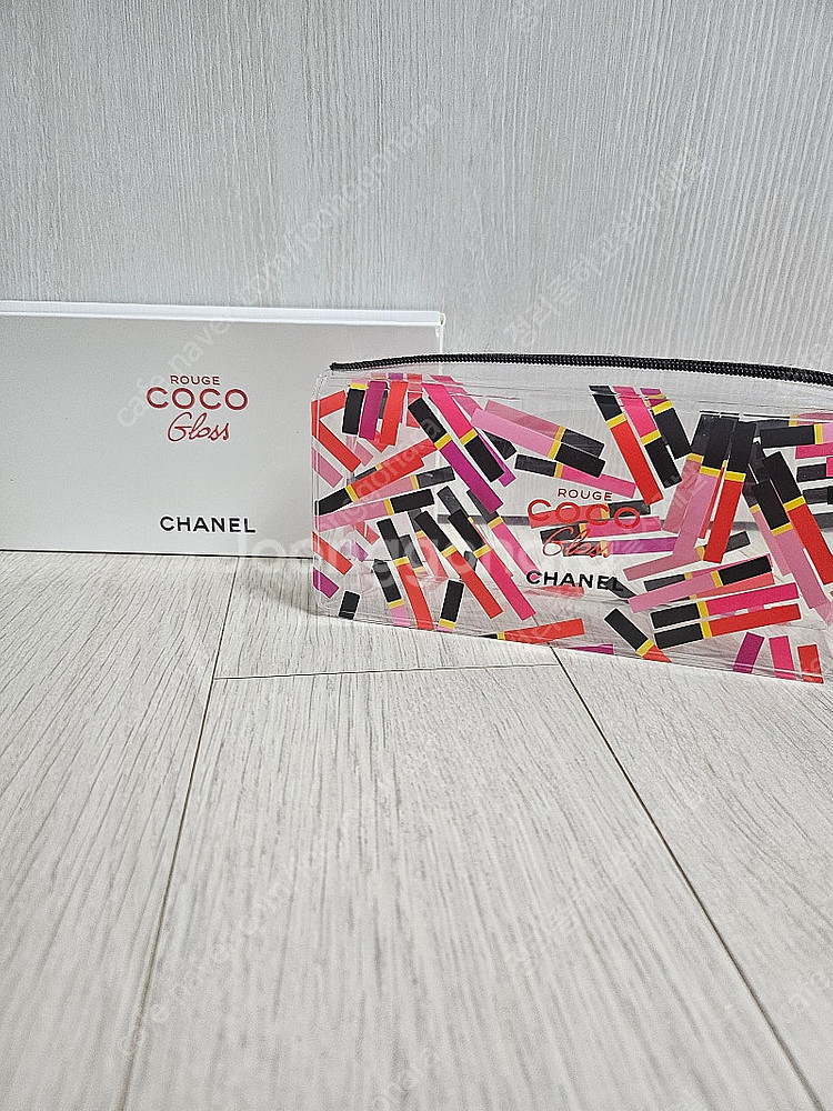 정품) 새상품 샤넬 투명 pvc 코코 파우치 (코스메틱)--2