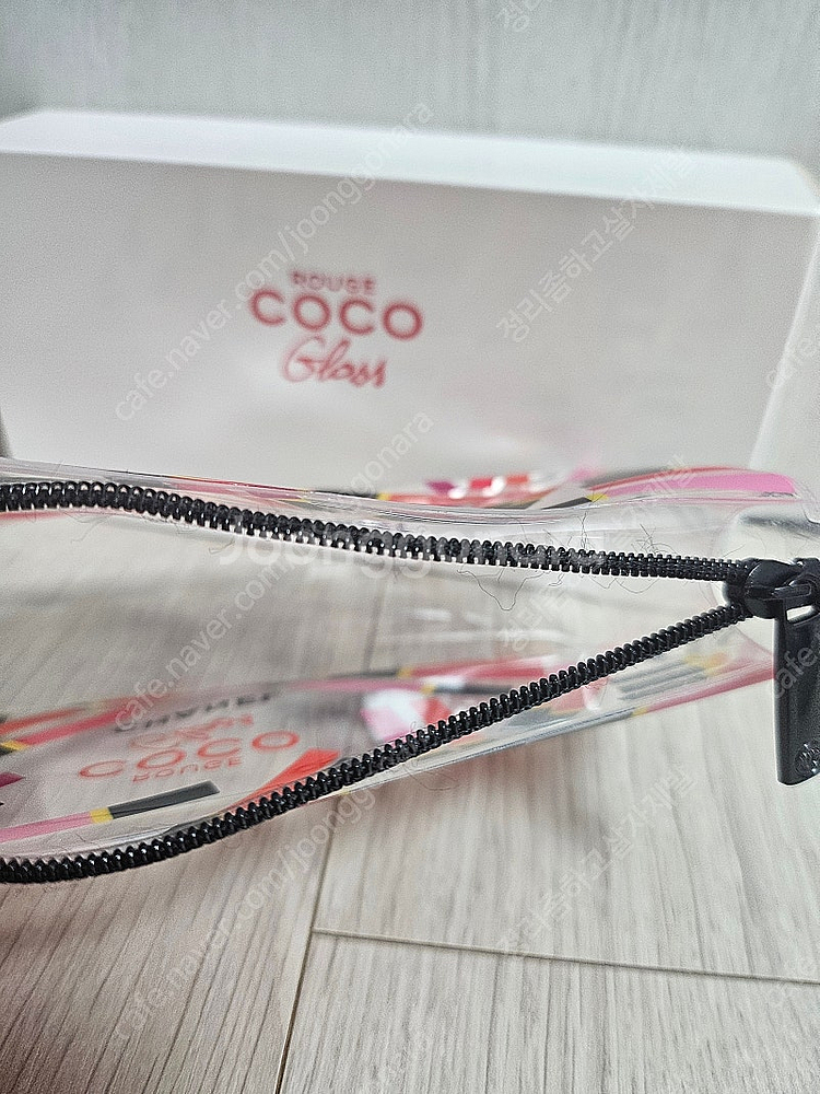 정품) 새상품 샤넬 투명 pvc 코코 파우치 (코스메틱)--3