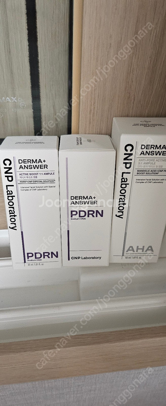 (새상품)씨앤피 차앤박 더마앤서 AHA, PDRN 앰플--0