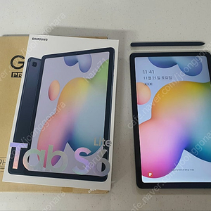 갤럭시탭S6 lite 64G Wifi 풀박 S급. SM-P610