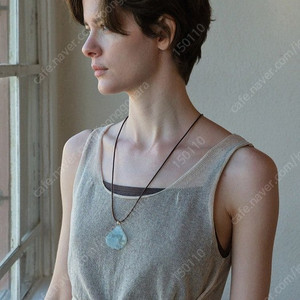 루에브르 Pendant Strap Necklace 목걸이 소프트블루