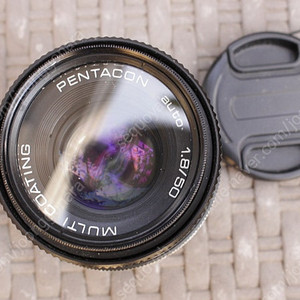 Pentacon 50mm f/1.8 M42 수동 렌즈 + EOS 어댑터