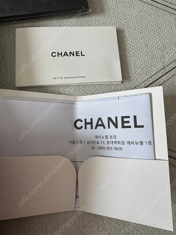 [새상품] 샤넬 클래식 지퍼 카드 홀더 AP3179 팝니다.--1