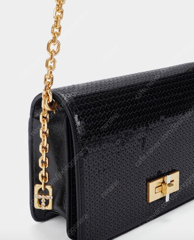 한섬 TIME 타임 스팽글 체인 숄더 백 이미지