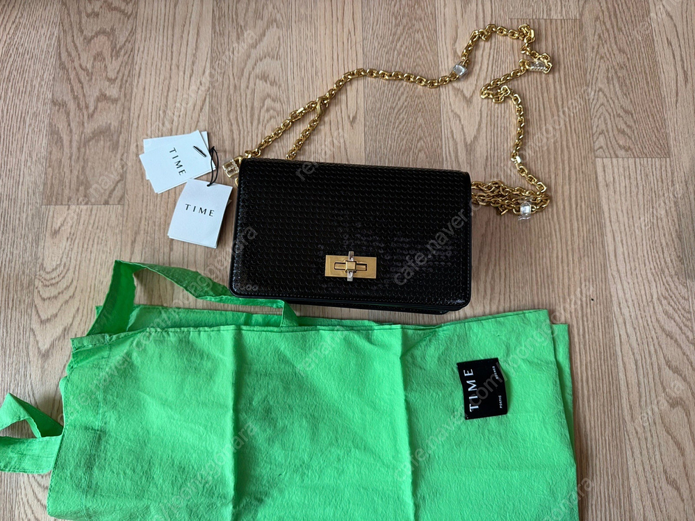한섬 TIME 타임 스팽글 체인 숄더 백 이미지