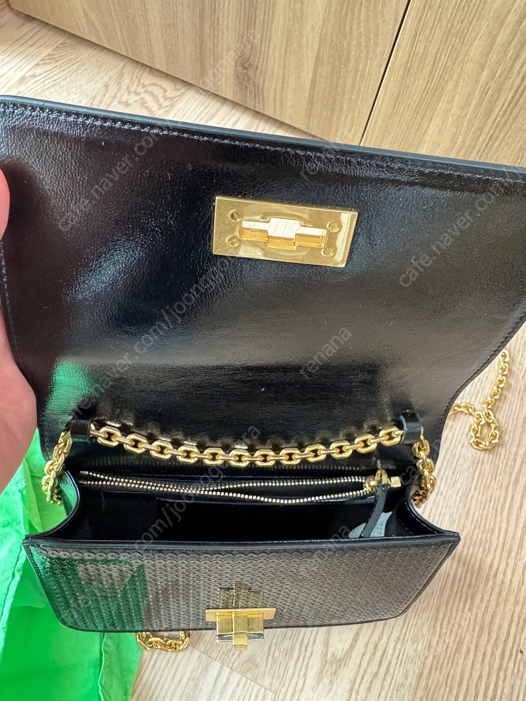 한섬 TIME 타임 스팽글 체인 숄더 백 이미지