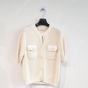 더캐시미어 컬러 라인 플랩 니트 가디건(팸셀)