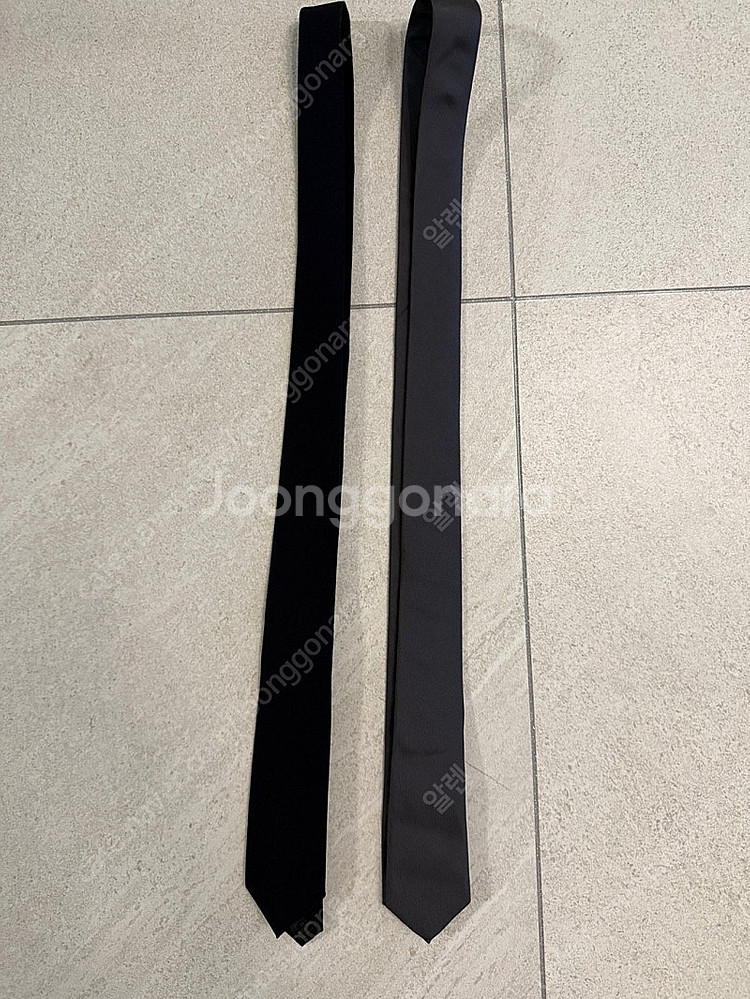 띠어리 넥타이 (네이비, 그레이실크) 일괄--1