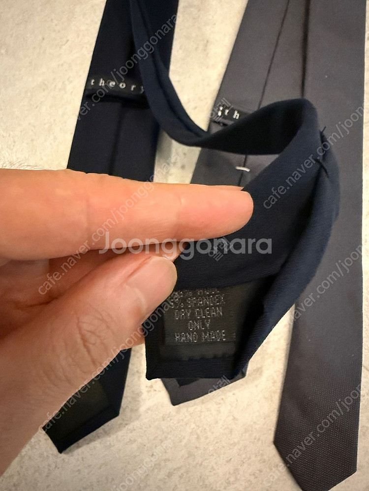 띠어리 넥타이 (네이비, 그레이실크) 일괄--3