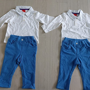 에뜨와 상하세트 80사이즈 2세트