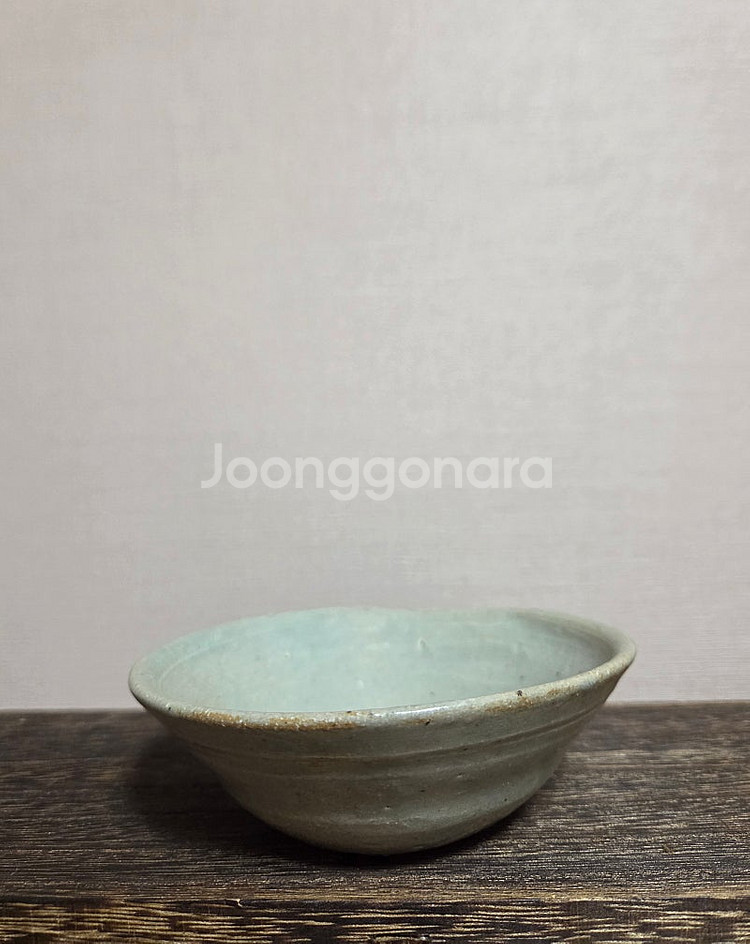고미술품 고려시대 고려청자 낙엽잔--0