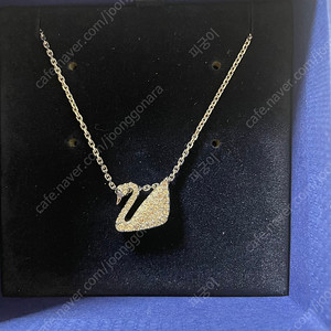 스와로브스키 스완 목걸이