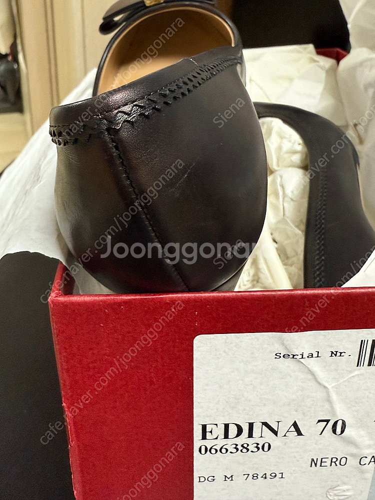 정품) 페라가모EDINA70힐 36size230mm--8