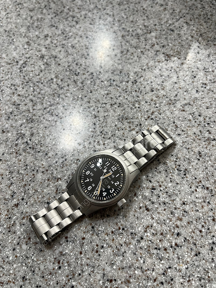 해밀턴 카키필드 수동 메카니칼 38mm 브레이슬릿 판매...--3