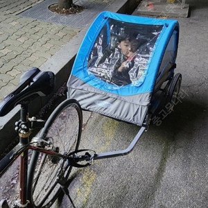 인스텝 테이크2 자전거트레일러 1인 2인겸용 유아동