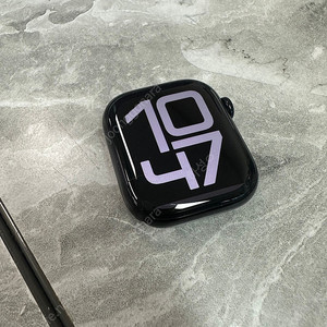 애플워치 10 42mm gps 제트블랙