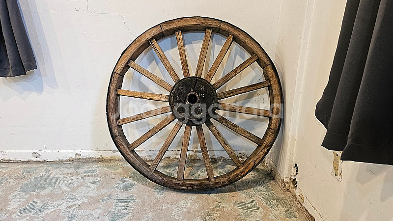 [6차 가격다운] 앤틱 수레바퀴 소품--1