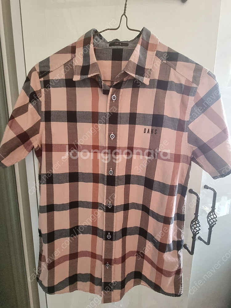 닥스 14y 체크 남방 셔츠 여자 44 55 가능--0