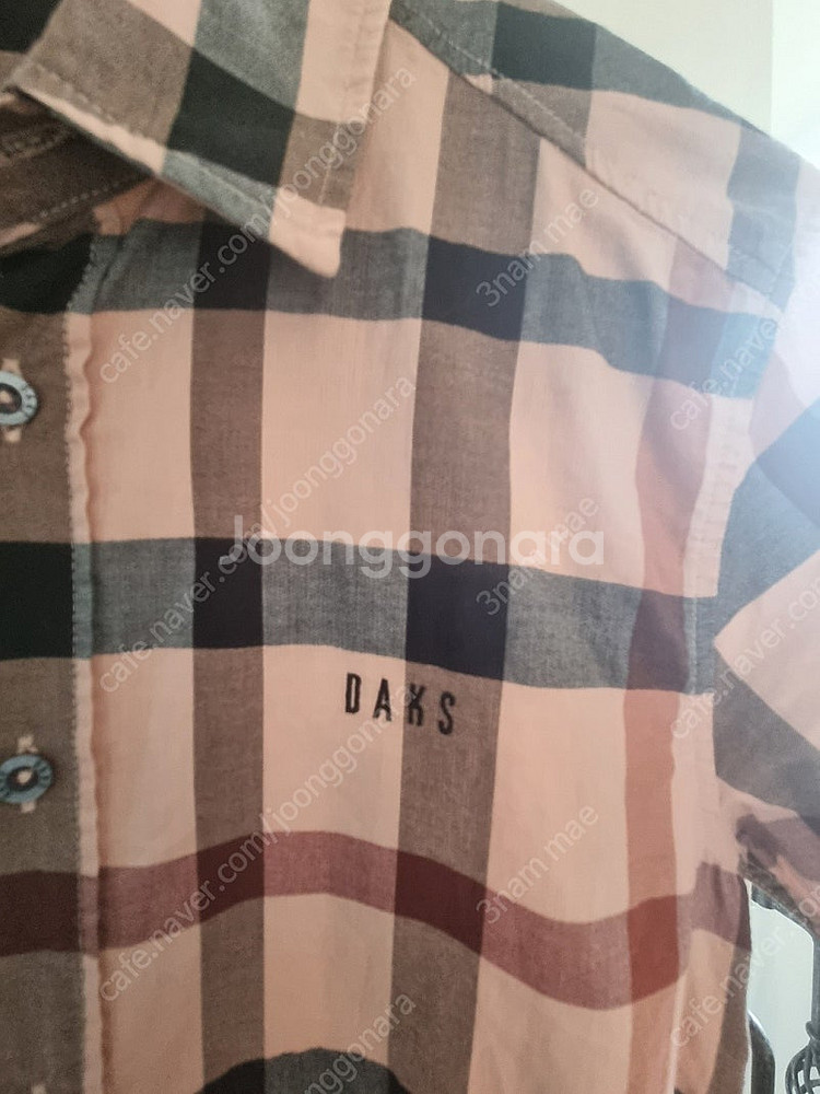 닥스 14y 체크 남방 셔츠 여자 44 55 가능--6