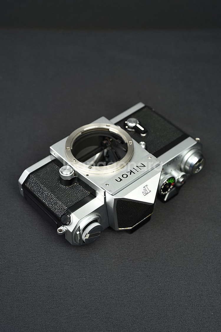 니콘 Nikon F 아폴로 삼각뿔 실버 후기형 바디 판...--8