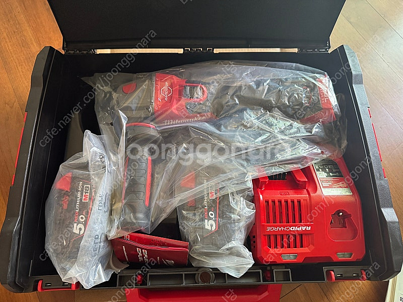 밀워키 M18 FSAGV125XB 앵글 그라인더 풀세트--0