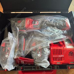 밀워키 M18 FSAGV125XB 앵글 그라인더 풀세트