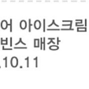 베스킨라빈스 더블주니어 아이스크림