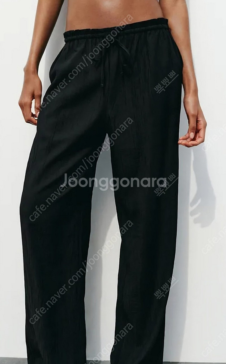 자라 스트럭처, 주름지, 플리츠 여름 바지 팬츠 새제품--1