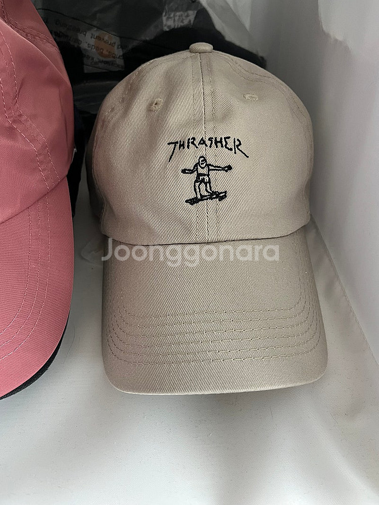 트레셔 베이지 볼캡 판매합니다--0