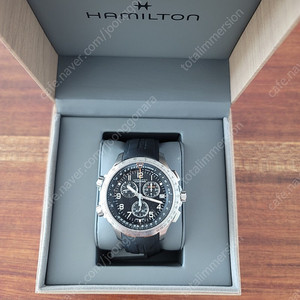 해밀턴 카키 엑스윈드 GMT 크로노쿼츠46mm