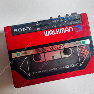 Sony 워크맨 Walkman WM-F55 레드 (정상작동품)