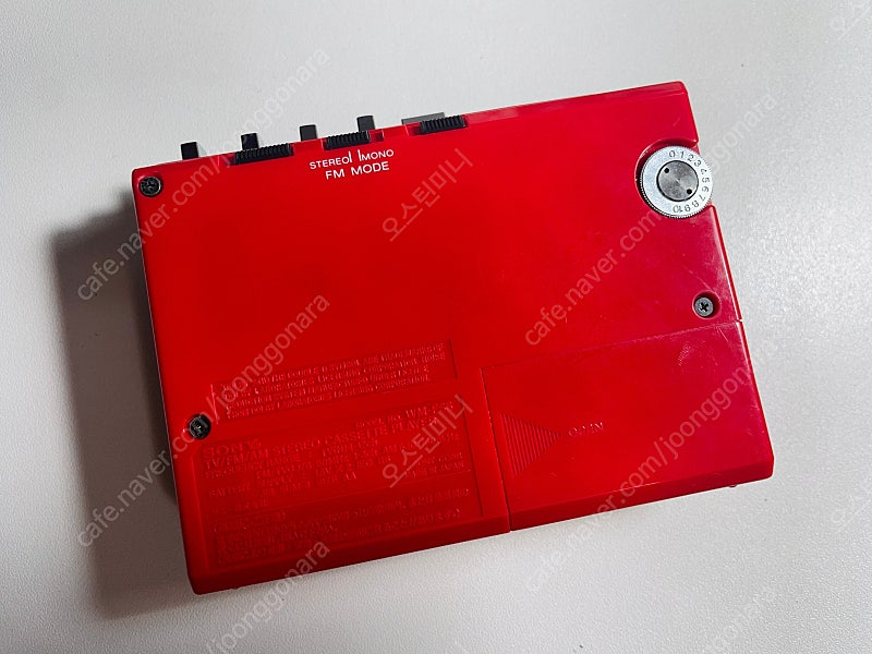 Sony 워크맨 Walkman WM-F55 레드 (정상--1