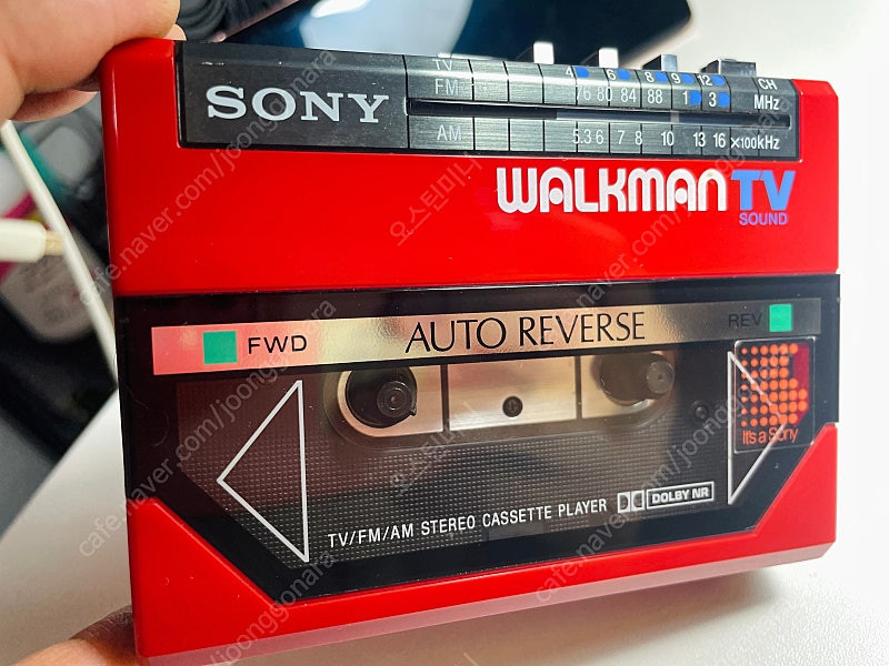 Sony 워크맨 Walkman WM-F55 레드 (정상--2