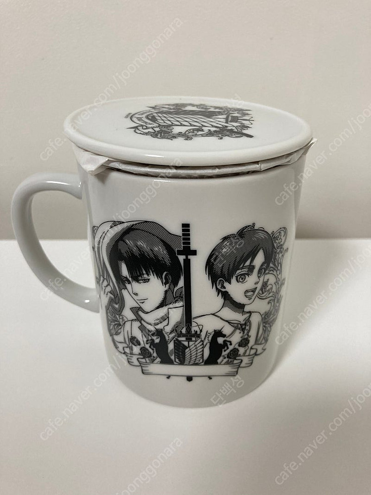 진격의 거인 머그컵 리바이 아커만 엘런 예거 컵--1