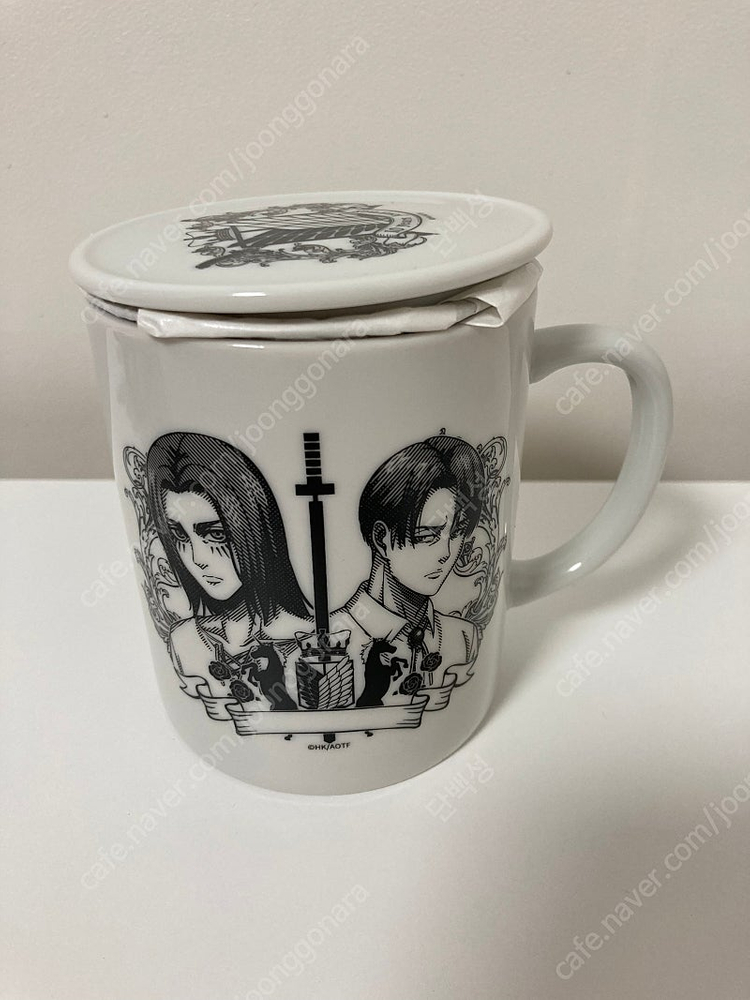 진격의 거인 머그컵 리바이 아커만 엘런 예거 컵--2