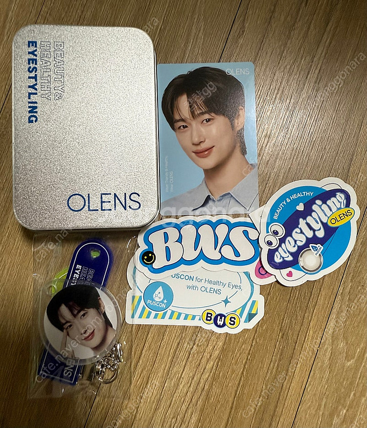 변우석 O렌즈 미공개 포토카드+키링+스티커+틴케이스--0