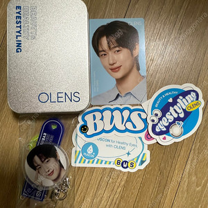 변우석 O렌즈 미공개 포토카드+키링+스티커+틴케이스