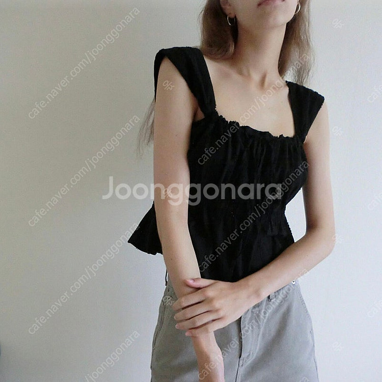 스무드무드 스무스무드 Lesha Shirring Top...--1