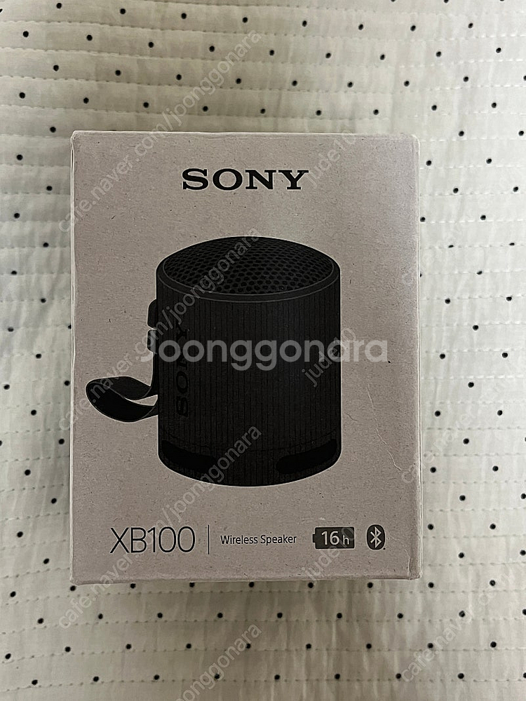 소니 스피커 XB100 블랙 A급 판매합니다.--6