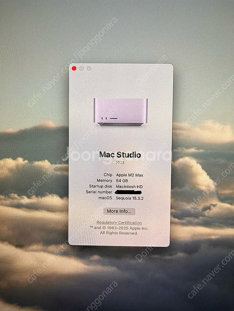 2023 맥 스튜디오 M2 Max 12CPU, 30GP--0