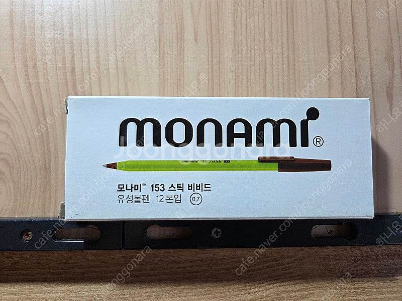 모나미 153 스틱 비비드 볼펜 12입 한박스--0