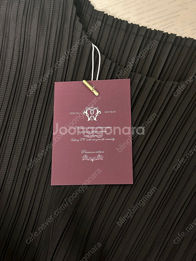 블랙 플리츠원피스 새상품 tw letter 플리츠원피스...--7