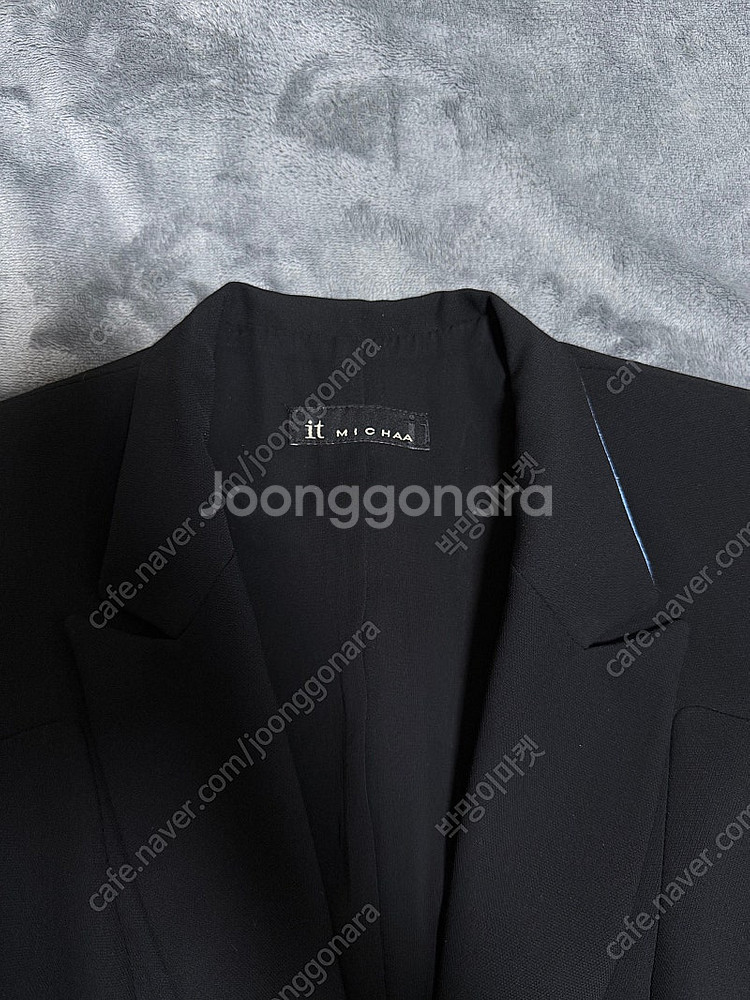 잇미샤 블랙 원클립 자켓 정품--1