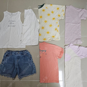 여아 140 반팔 티셔츠/반바지 일괄