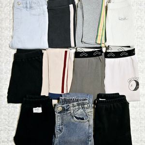 여아 130호~140호 가을겨울 레깅스 바지 묶음