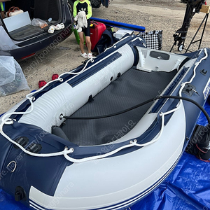 동남보트 340 + 도하츠 9.8마력 선외기 + 로랜스 리빌5 어탐기 + 기타등등