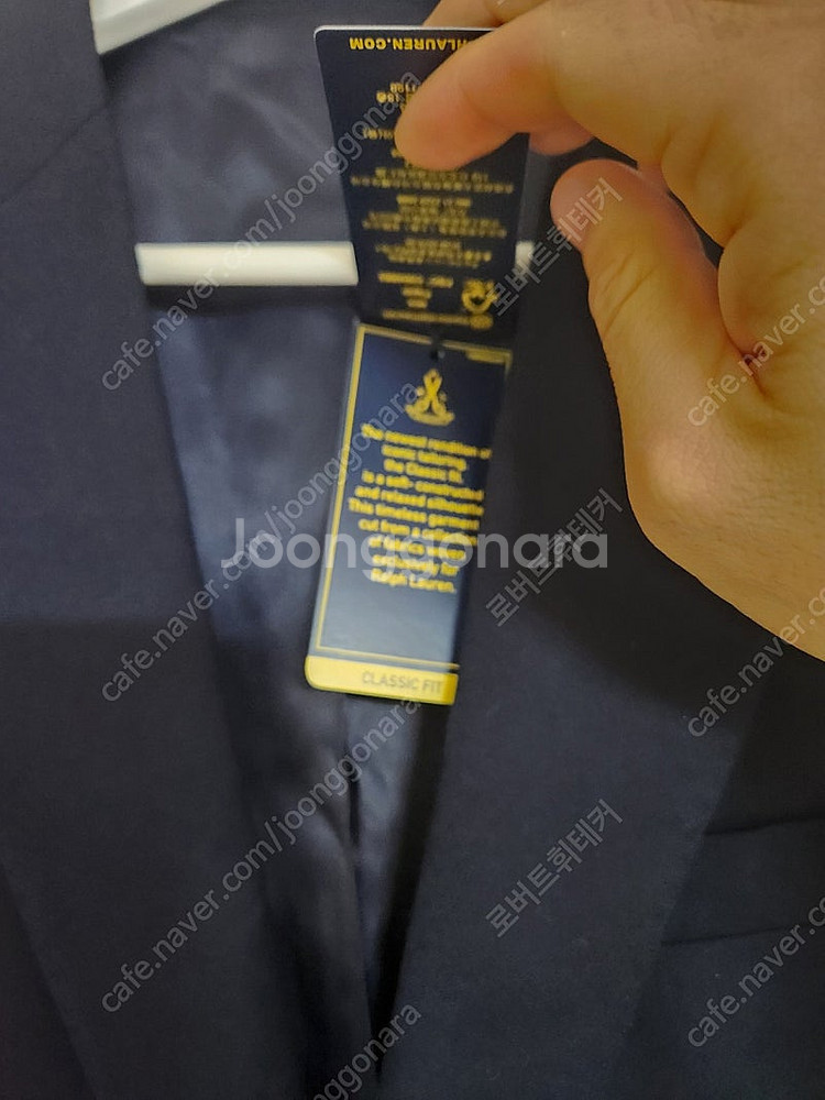 (새상품)폴로 랄프로렌 개버딘 금장 블레이저 자켓 클래...--2