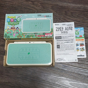 New 닌텐도 2DS XL 튀어나와요 동물의 숲 에디션 박셋