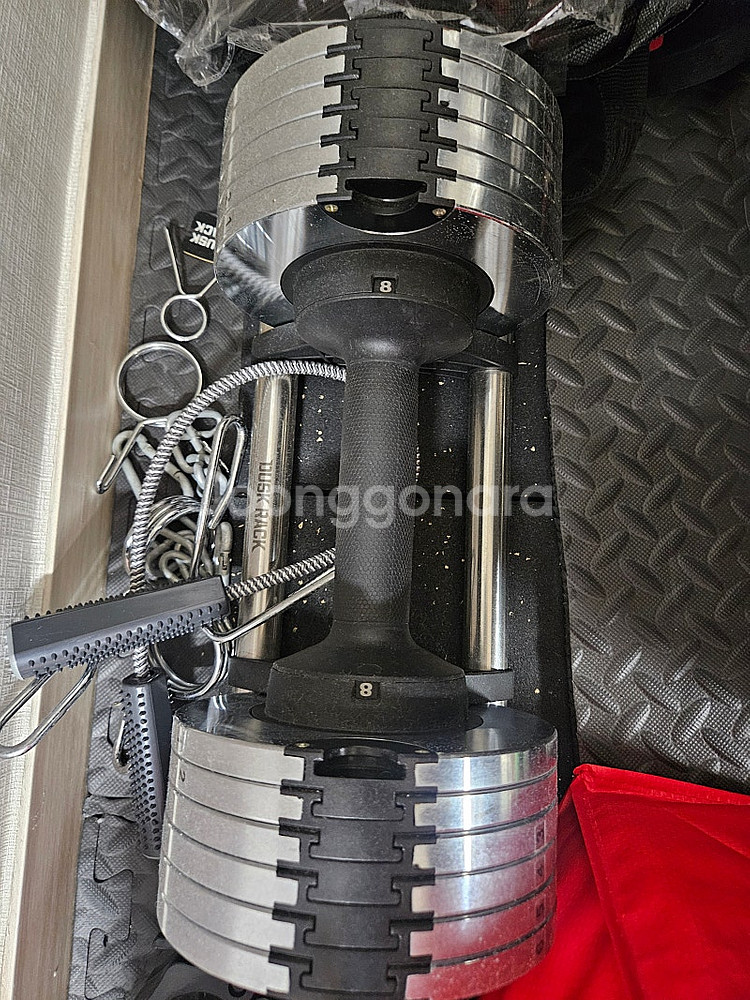 더스크랙 무게조절 덤벨 아령 누오 24kg(오늘만 이가격에 드립니다)--0